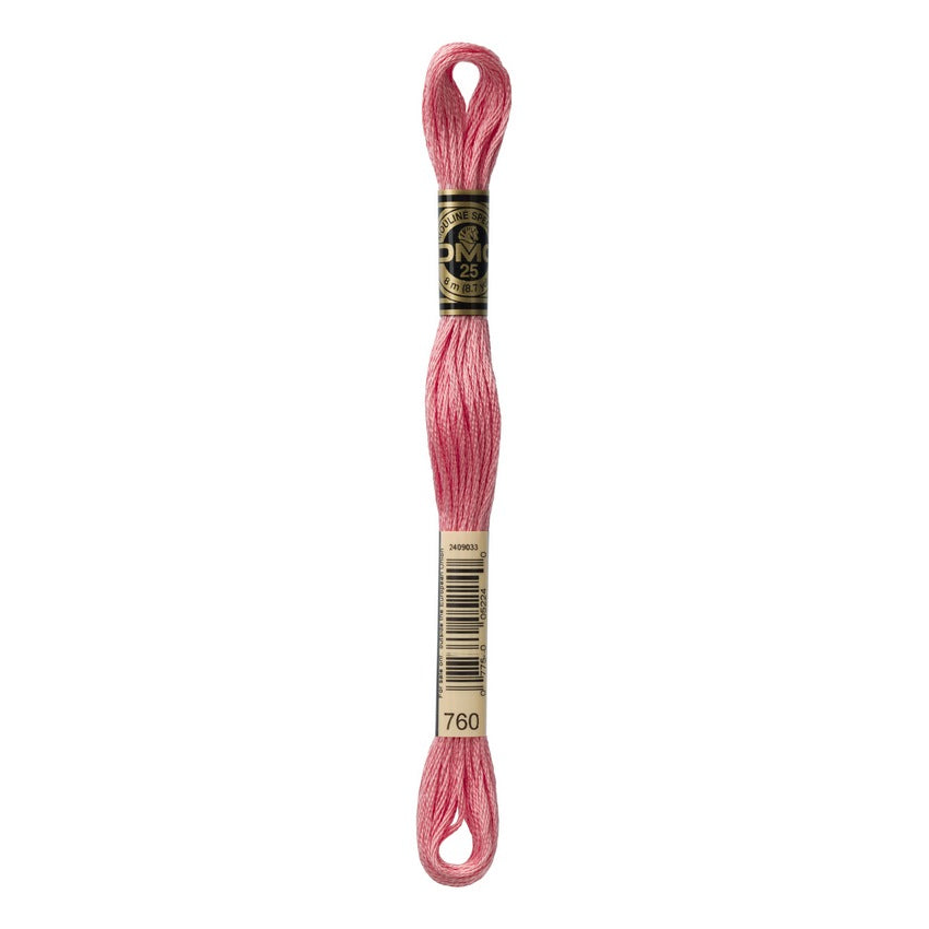 DMC 760 Six Stranded Embroidery Floss Salmon