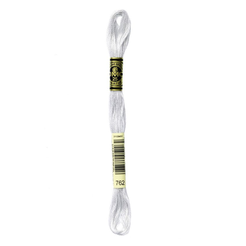 DMC 762 Six Stranded Embroidery Floss Very Light Pearl Gray