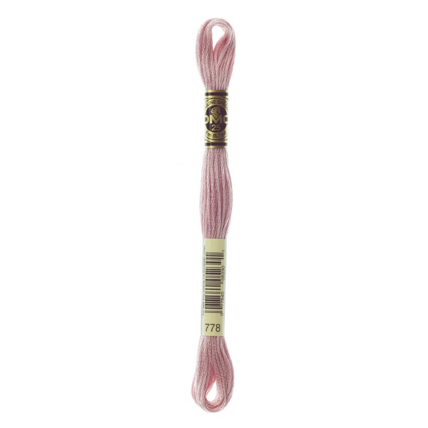 DMC 778 Six Stranded Embroidery Floss Very Light Antique Mauve