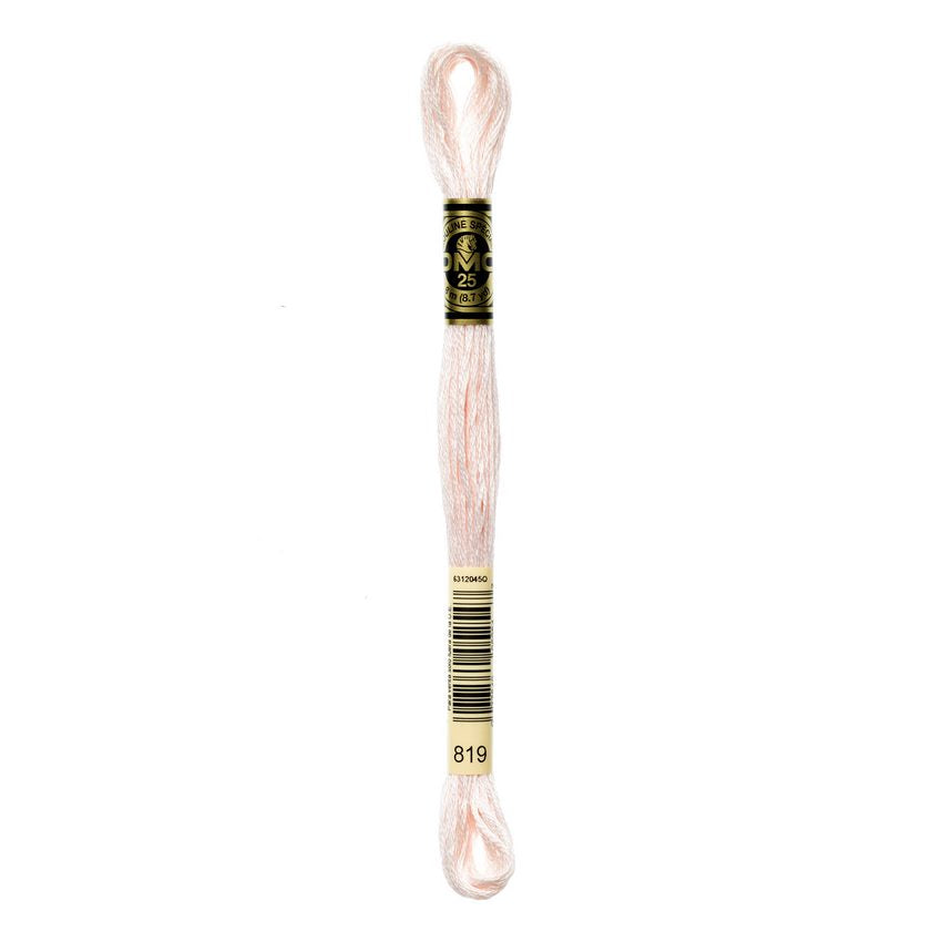 DMC 819 Six Stranded Embroidery Floss Light Baby Pink
