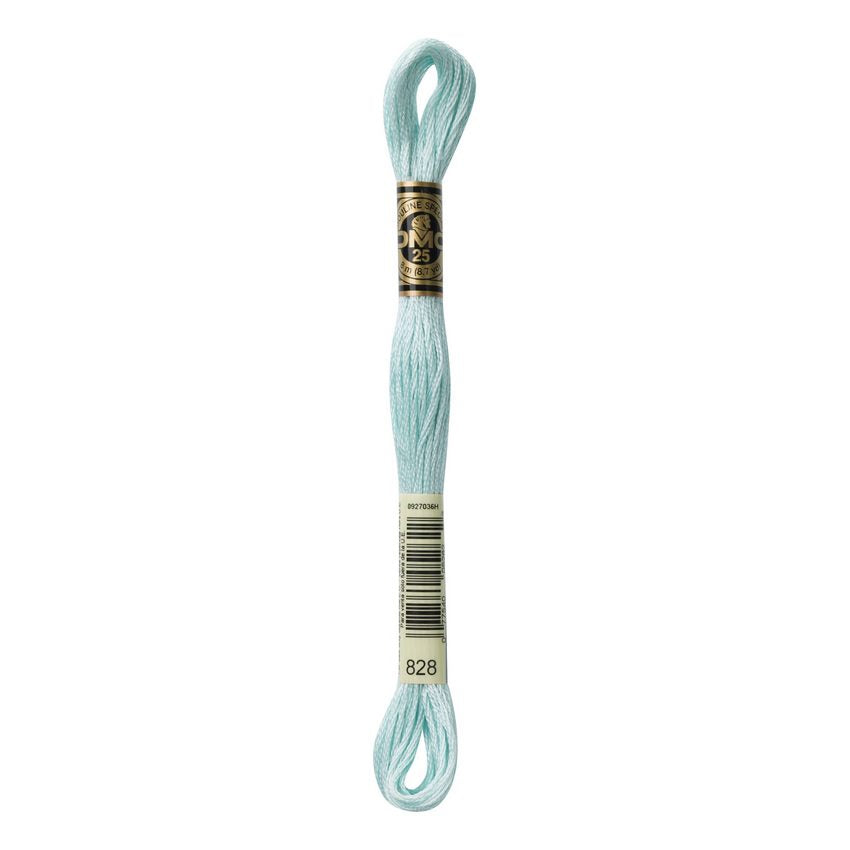 DMC 827 Six Stranded Embroidery Floss Very Light Blue