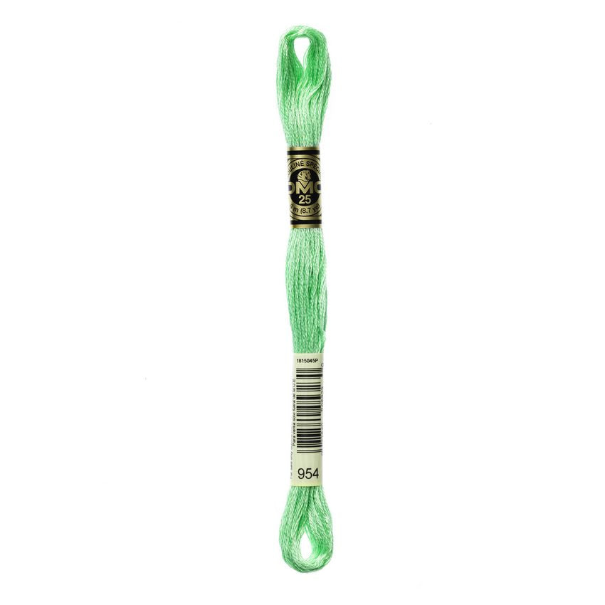 DMC 954 Six Stranded Embroidery Floss Nile Green