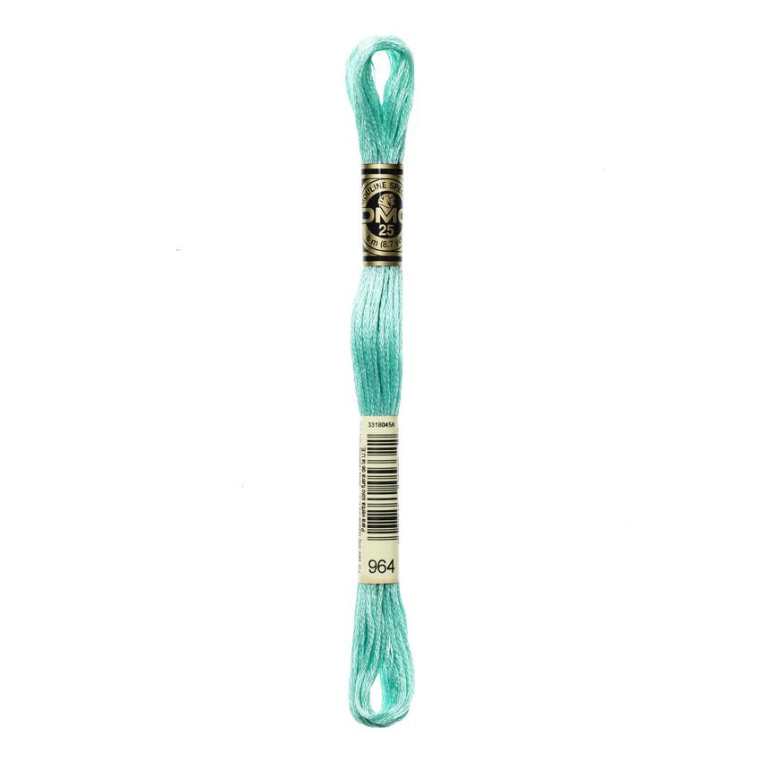 DMC 964 Six Stranded Embroidery Floss Light Seagreen