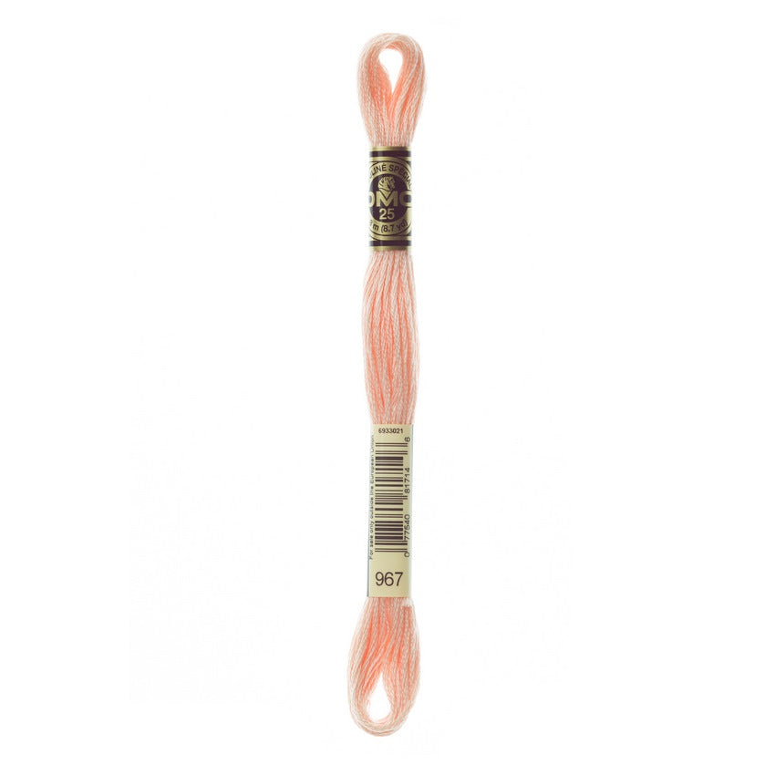 DMC 967 Six Stranded Embroidery Floss Very Light Apricot