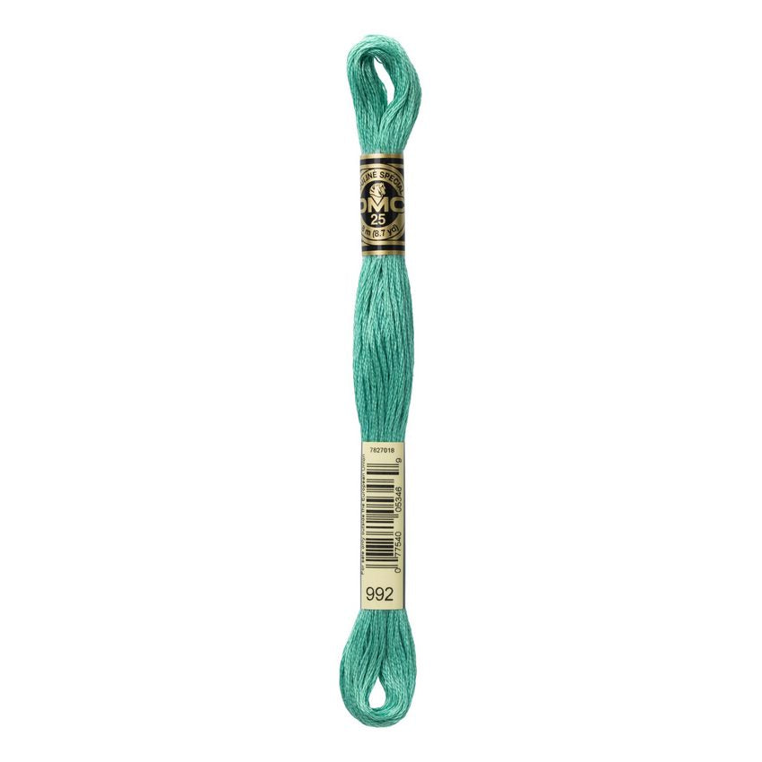 DMC 992 Six Stranded Embroidery Floss Light Aquamarine