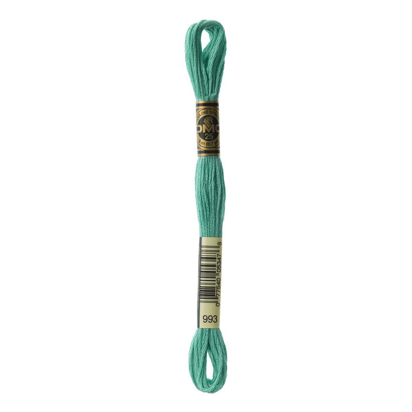 DMC 993 Six Stranded Embroidery Floss Very Light Aquamarine