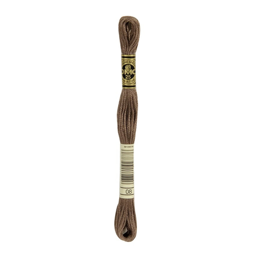 DMC 09 Six Stranded Embroidery Floss Dark Cocoa