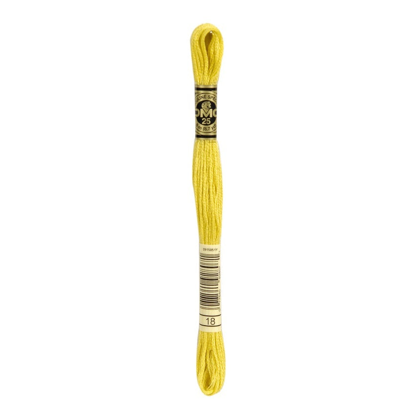 DMC 18 Six Stranded Embroidery Floss Yellow Plum