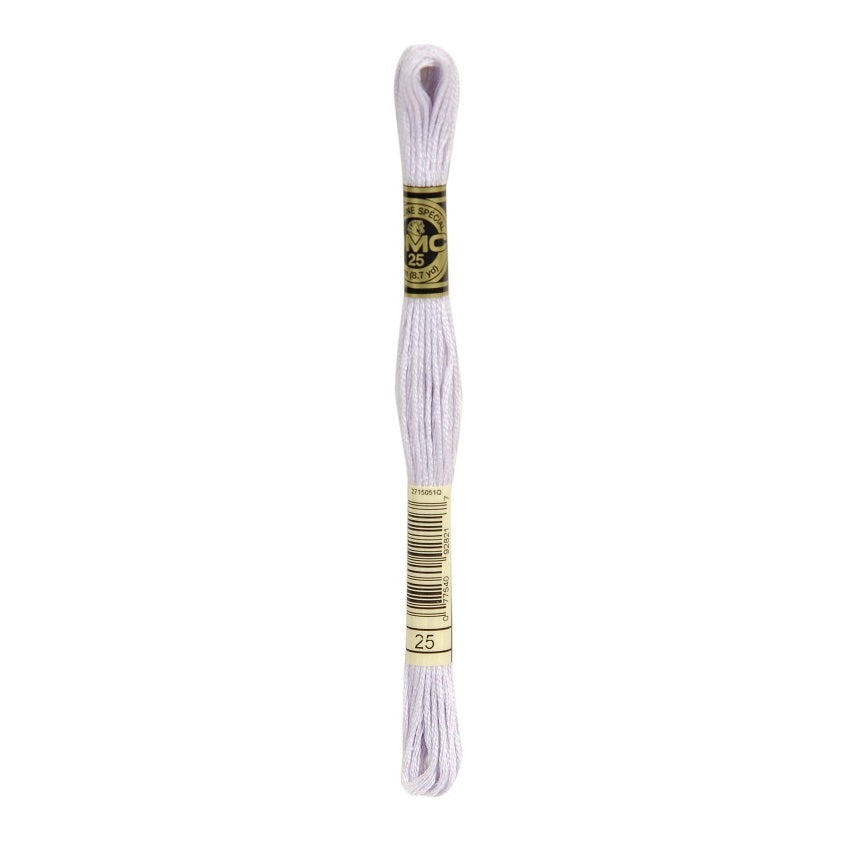 DMC 25 Six Stranded Embroidery Floss Ultra Light Lavender
