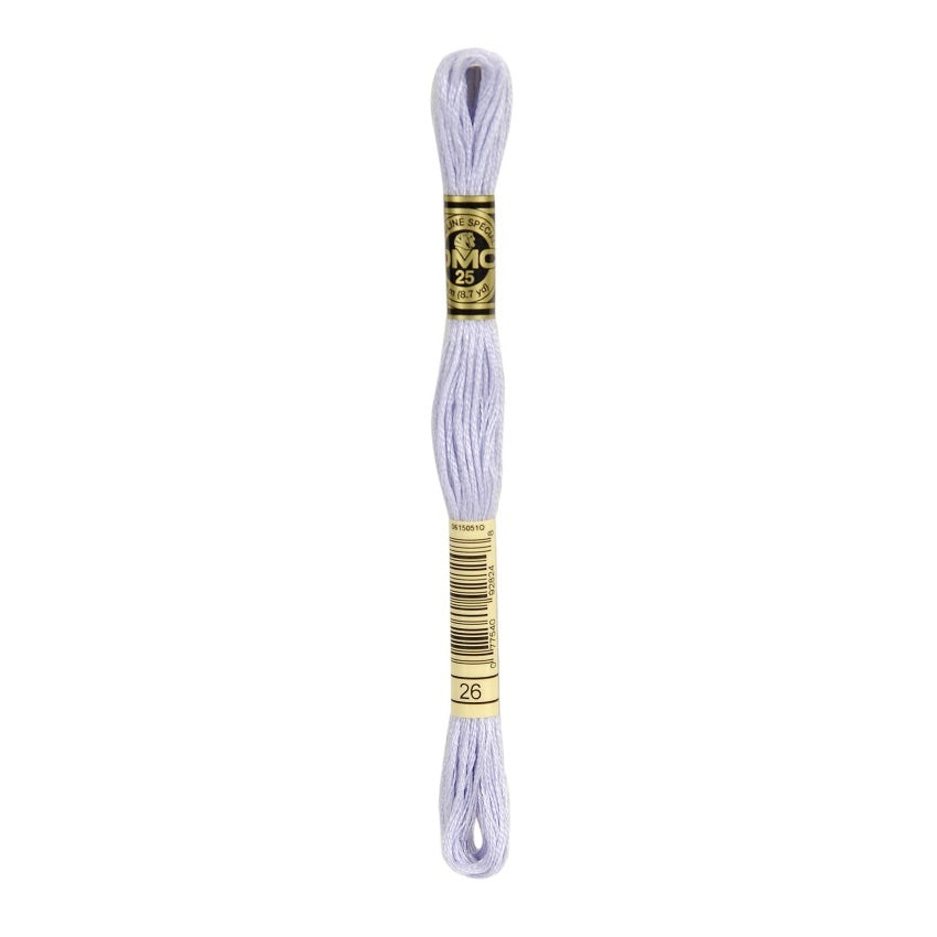 DMC 26 Six Stranded Embroidery Floss Pale Lavender