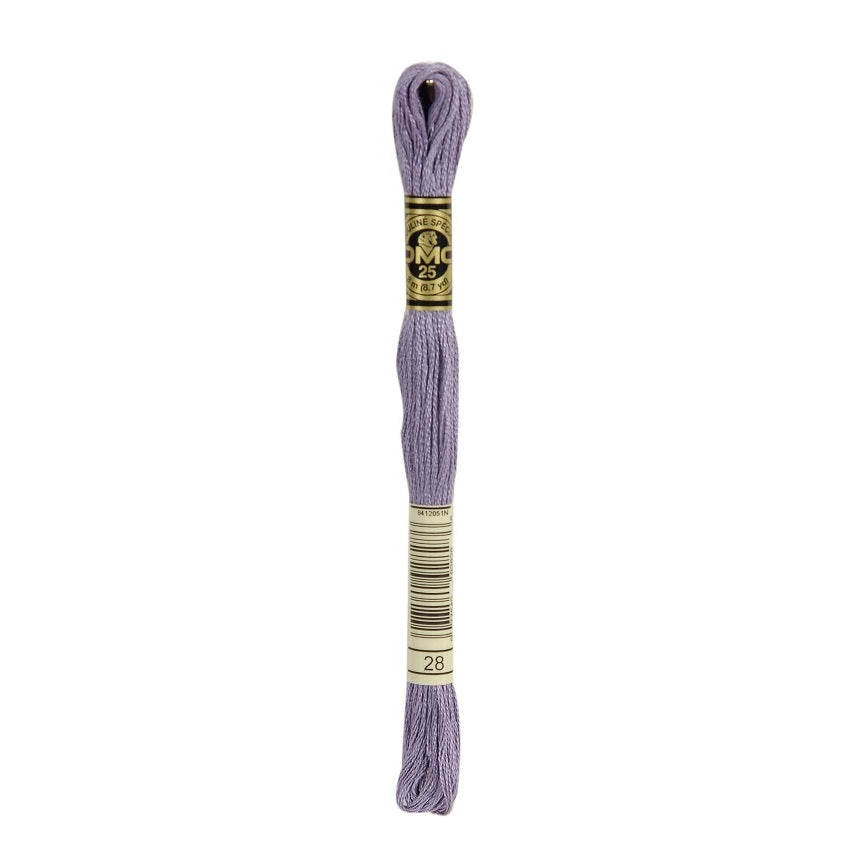 DMC 28 Six Stranded Embroidery Floss Medium Light Eggplant