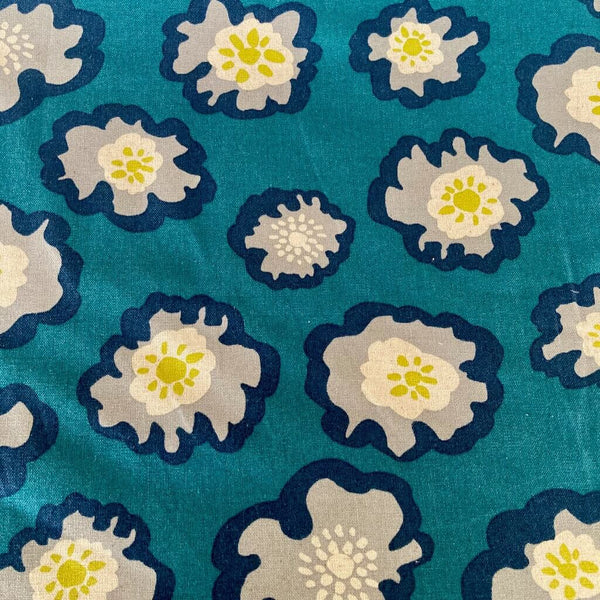 KOIZUMI Fabrics: Le Depalt Scandanavian Floral in Blue