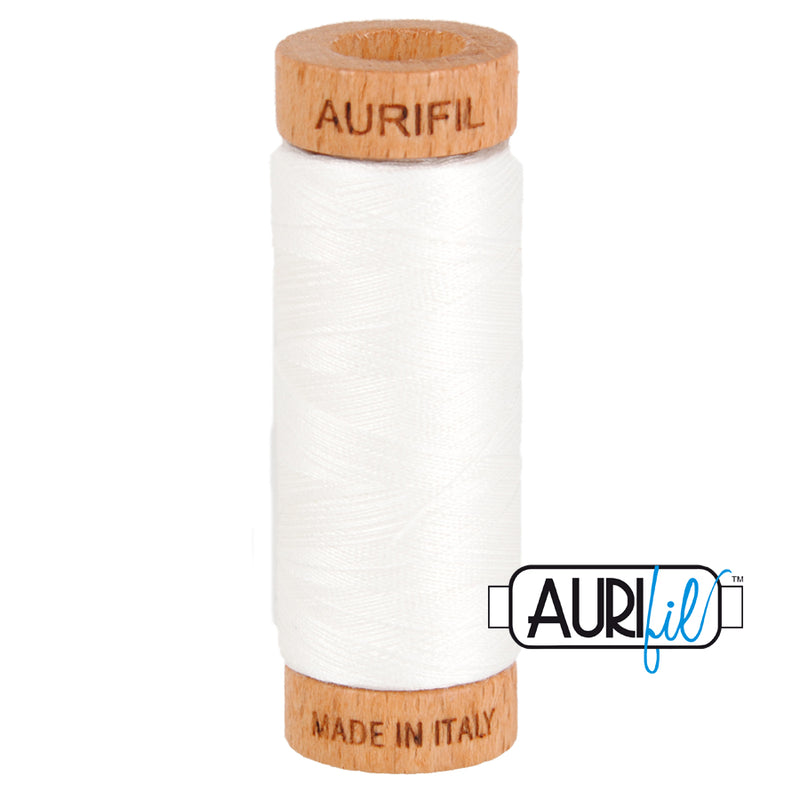 Aurifil Cotton Mako 2021 Natural White Ne 80 280m
