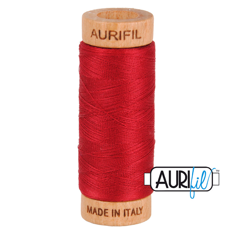 Aurifil Cotton Mako 2260 Red Wine Thread Ne 80 280m