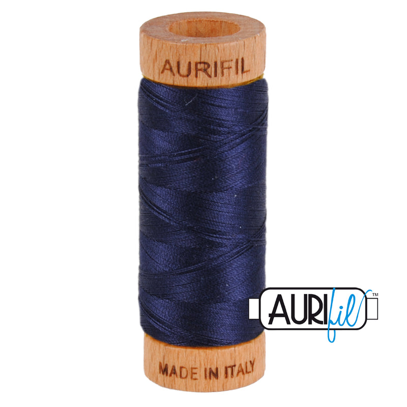 Aurifil Cotton Mako 2785 Very Dark Navy