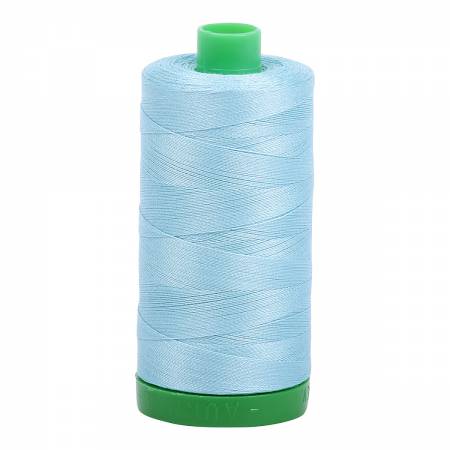 Aurifil Cotton Mako 2805 Light Grey Turquoise