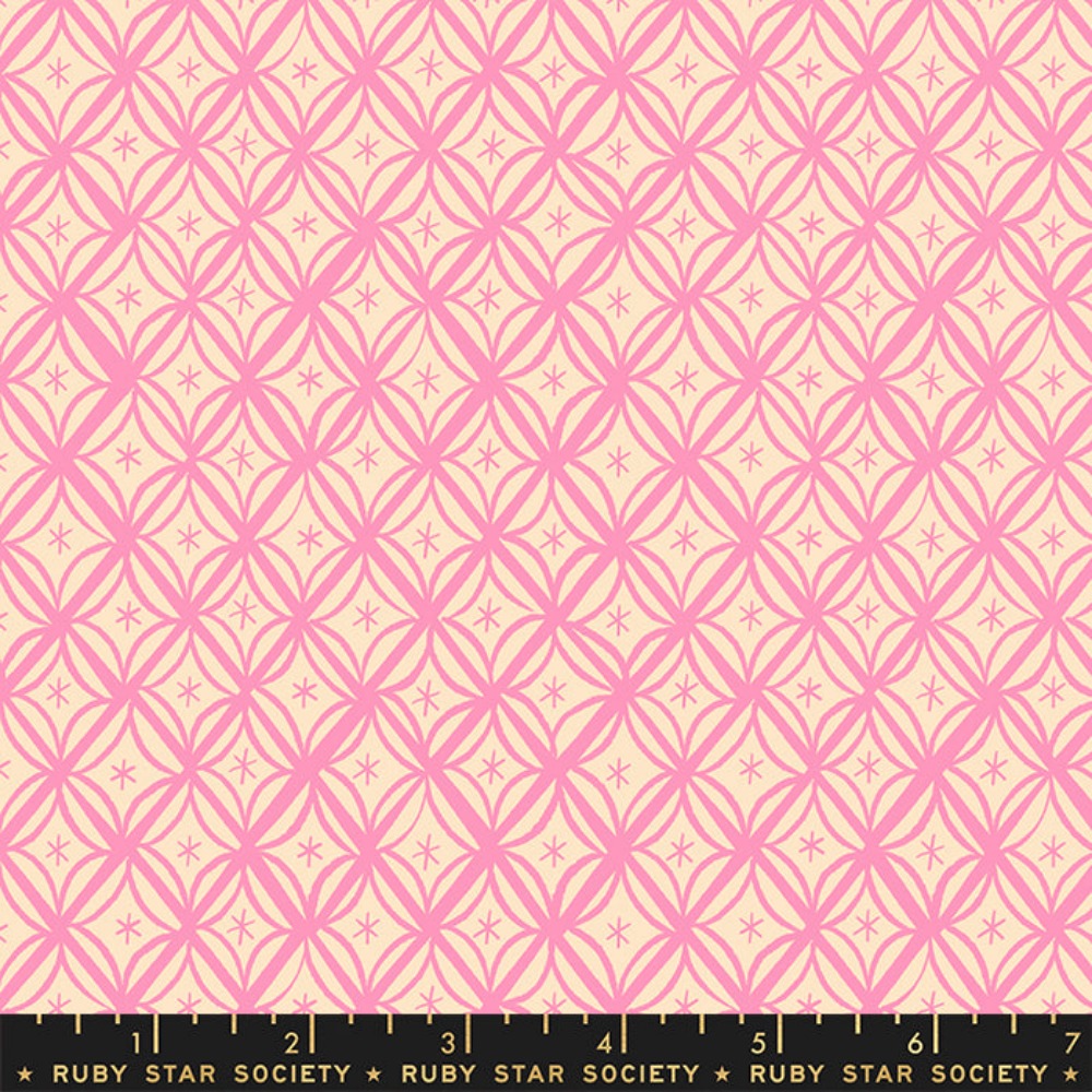 Camillia Macrame in Flamingo by Melody Miller Ruby Star Society Moda