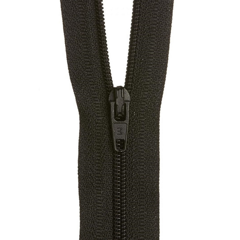 20cm Birch Nylon Dress Zipper Black