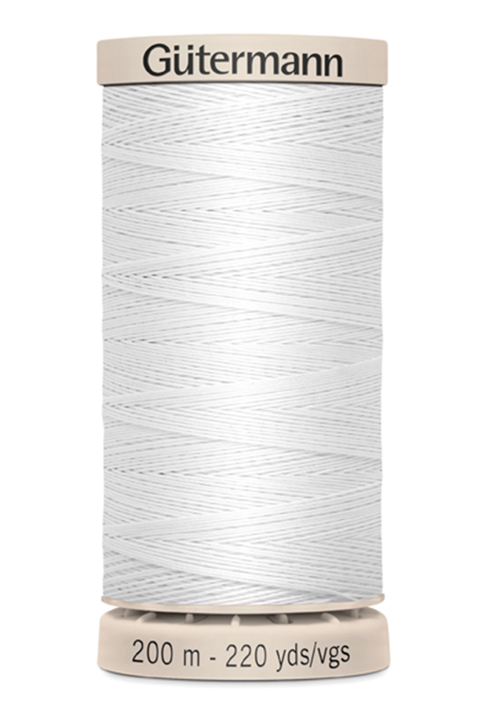 Gutermann Hand Quilting Cotton Thread 200m/219yds White