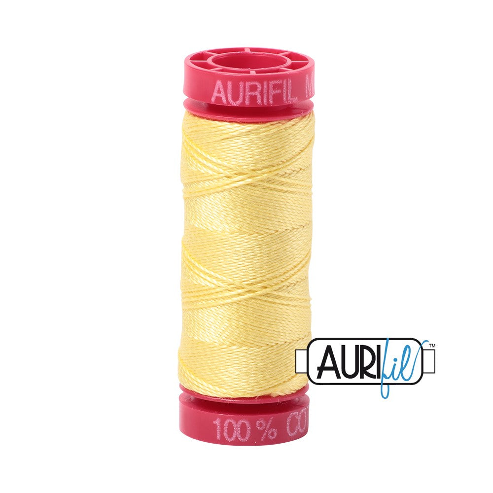 Aurifil Cotton Mako 2115 Lemon Thread Ne 12 50m