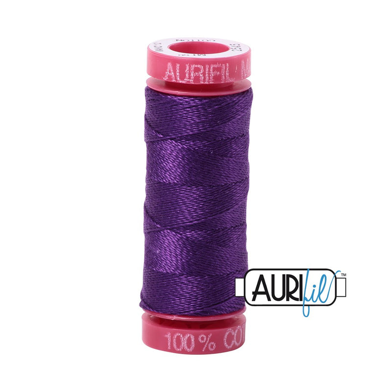 Aurifil Cotton Mako 2545 Medium Purple Thread Ne 12 50m