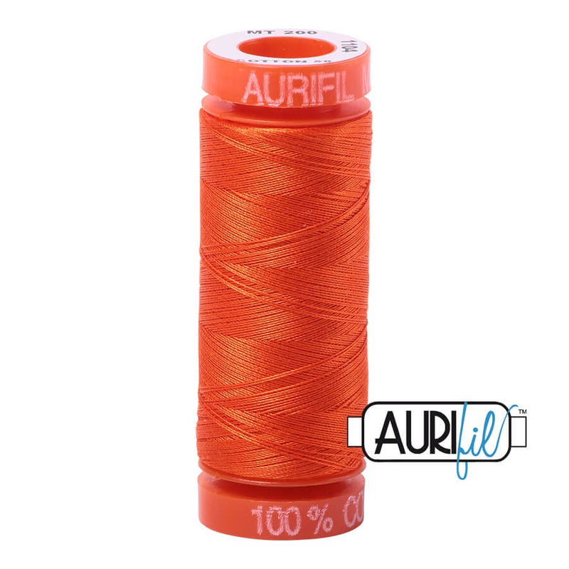 Aurifil Cotton Mako 1104 Neon Orange