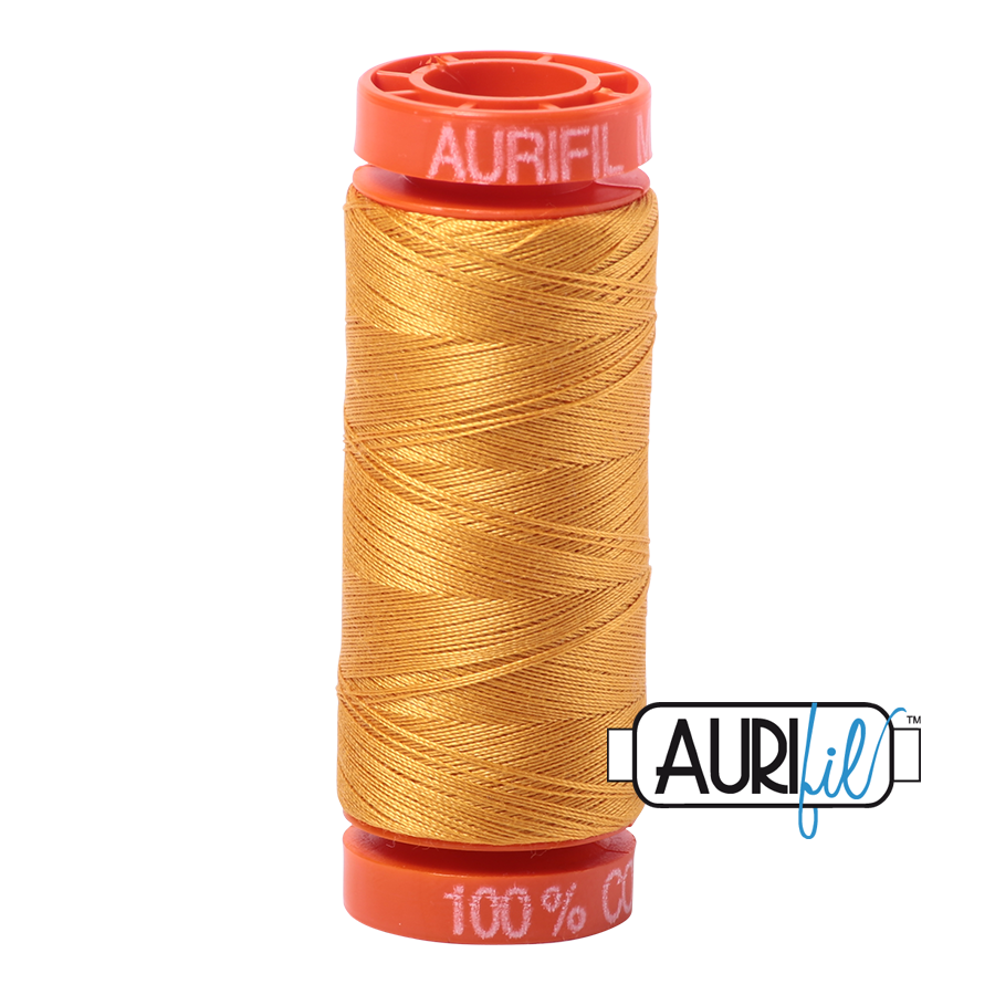 Aurifil Cotton Mako 2140 Mustard Thread