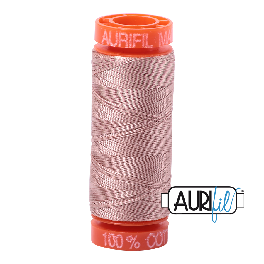 Aurifil Cotton Mako 2375 Antique Blush Thread