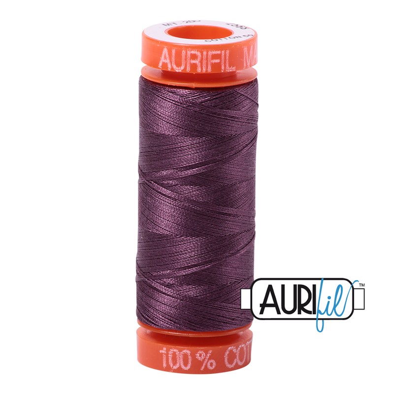 Aurifil Cotton Mako 2568 Mulberry Thread