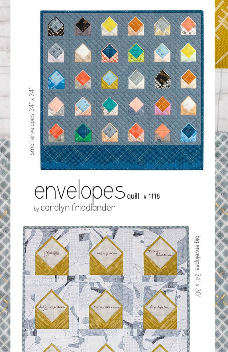 Carolyn Friedlander: Envelopes Quilt Pattern