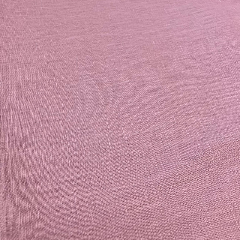 100% Linen Fabric Col 104 Dusty Pink 190gm2 135cm wide