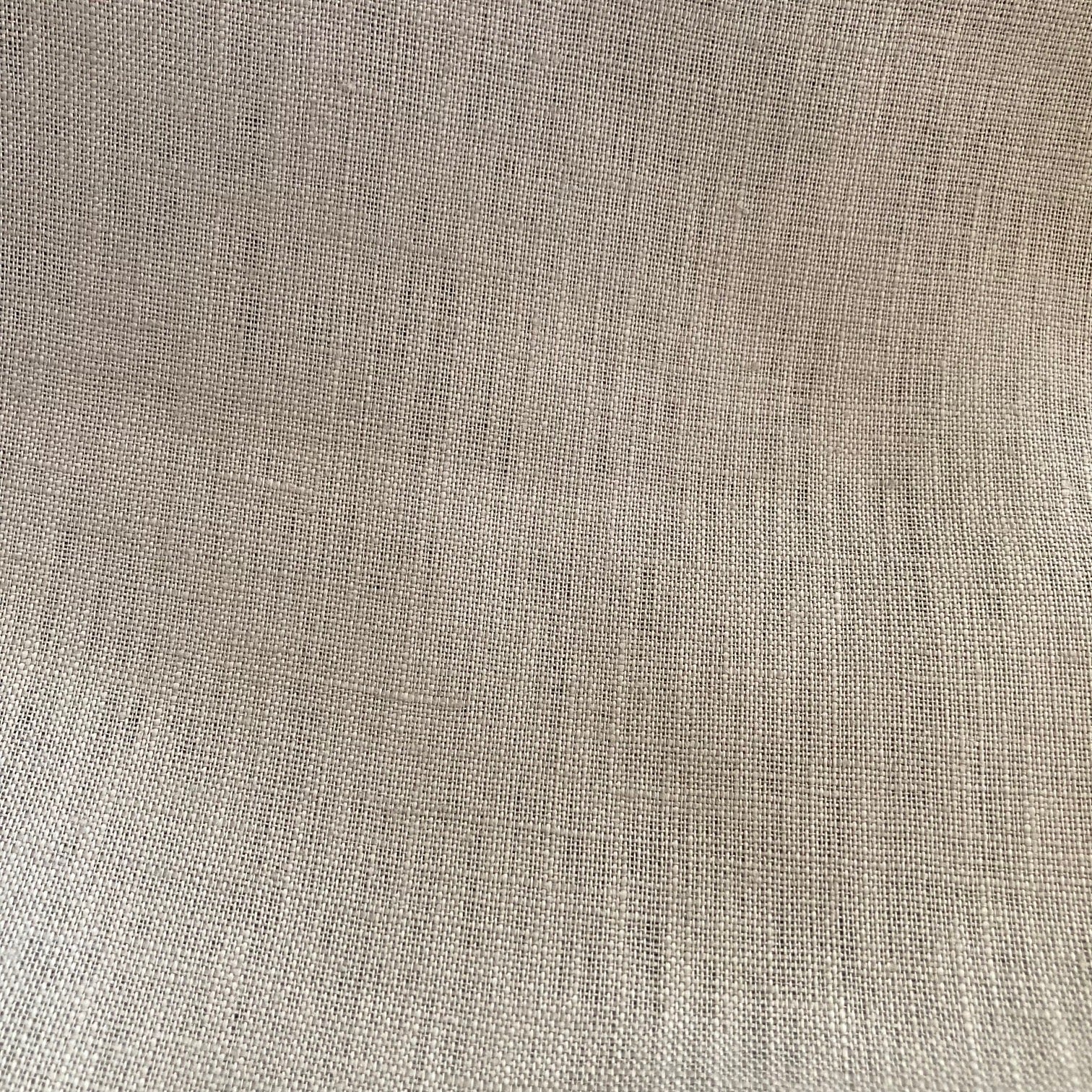 100% Linen Fabric Col 25 Silver Grey 190gm2 135cm wide
