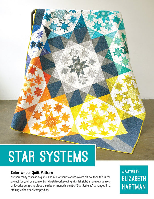 Elizabeth Hartman Quilt Pattern: Star Systems