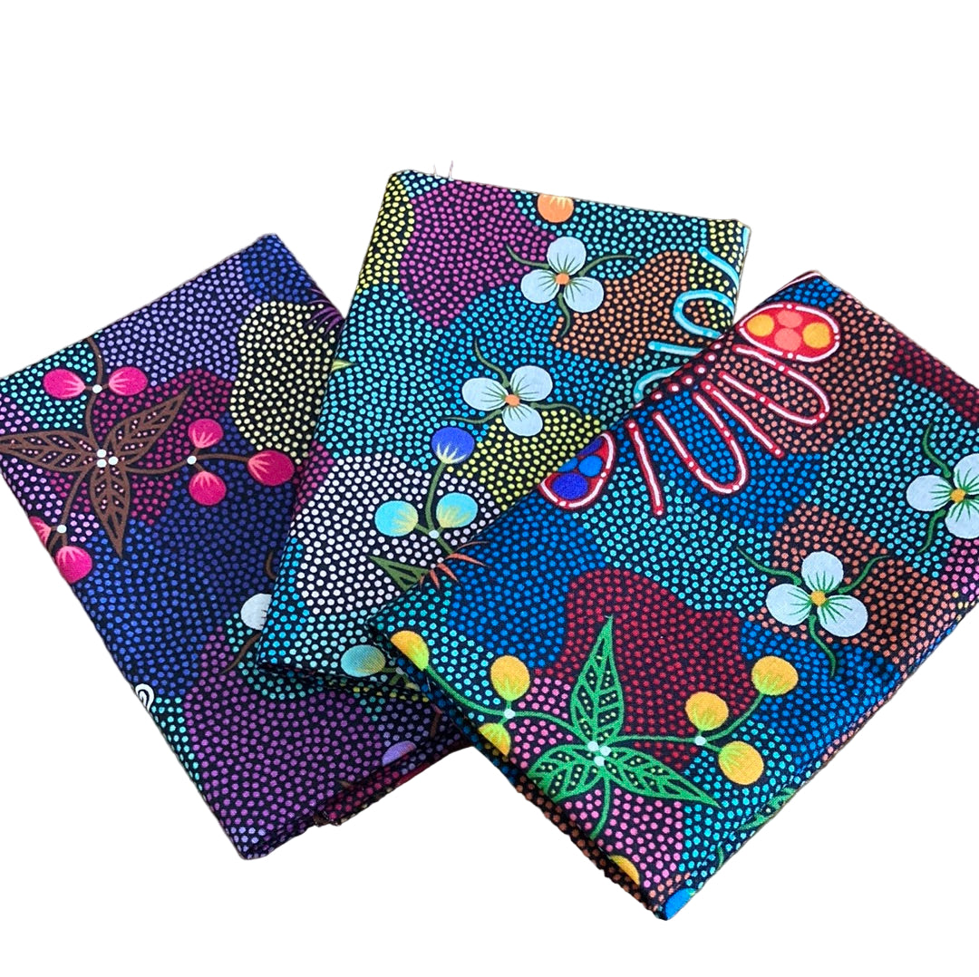 Fat Quarter Bundle: Aboriginal Design Bush by Tanya Price 3 pc
