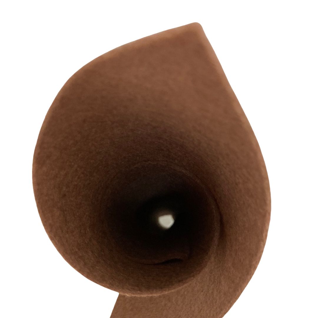 Felt 100% Wool - 35 Beige Brown 1mm