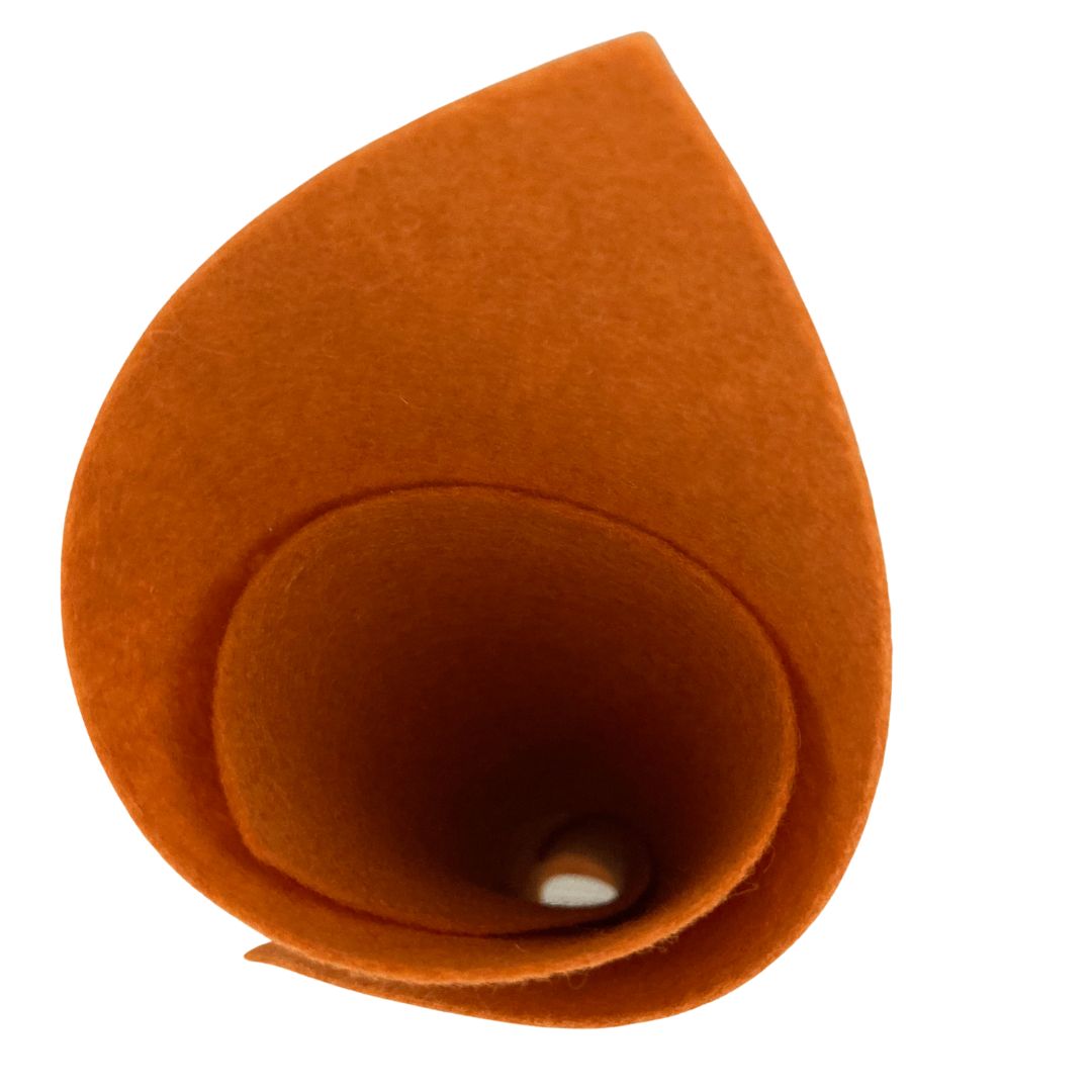 Felt 100% Wool - 20 Mandarin 1mm