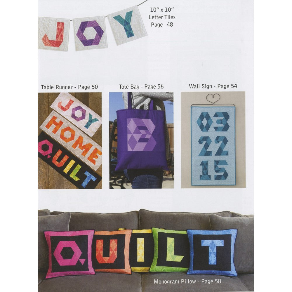 JayBird Quilts Pattern: Alphabet Soup