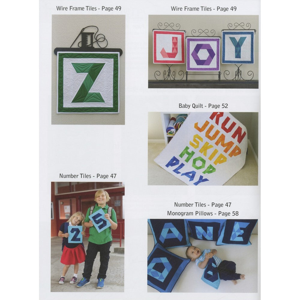 JayBird Quilts Pattern: Alphabet Soup