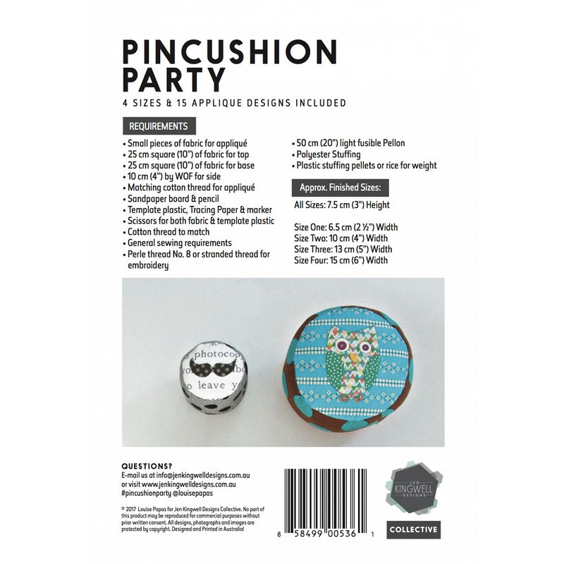 Louise Pappas: Pincushion Party Pattern