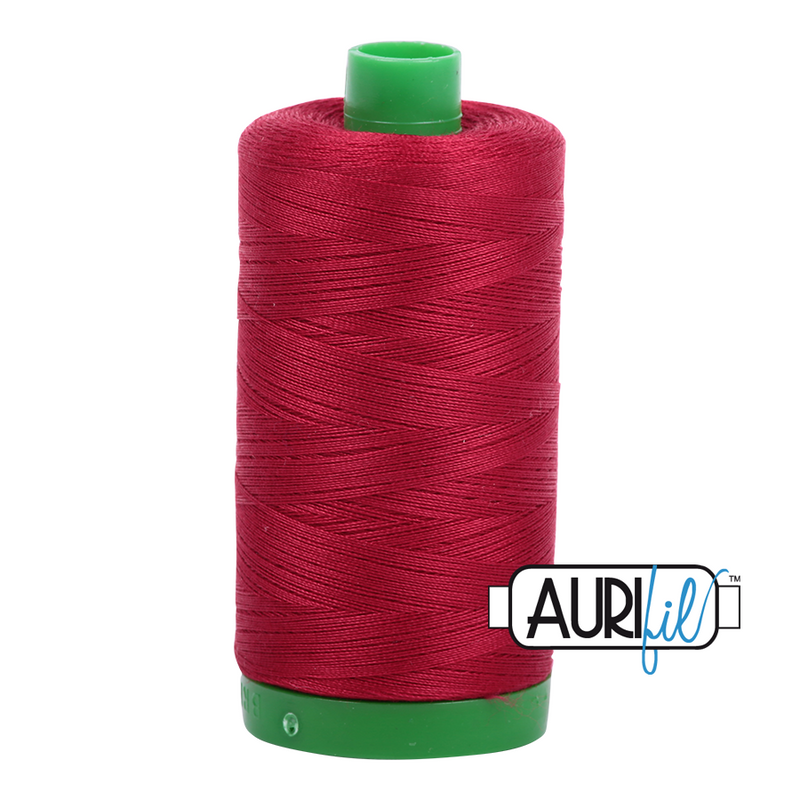 Aurifil Cotton Mako 2260 Red Wine Thread