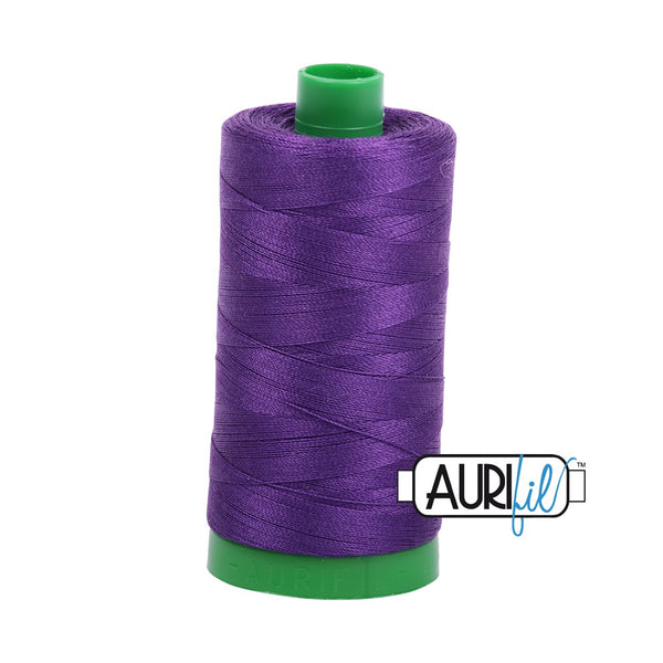 Aurifil Cotton Mako 2545 Medium Purple Thread Ne 40 1000m
