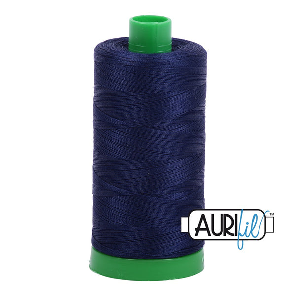 Aurifil Cotton Mako 2745 Midnight Blue Thread
