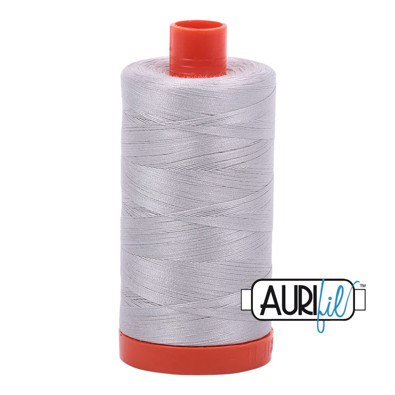 Aurifil Cotton Mako 2615 Aluminium Ne50 1300m
