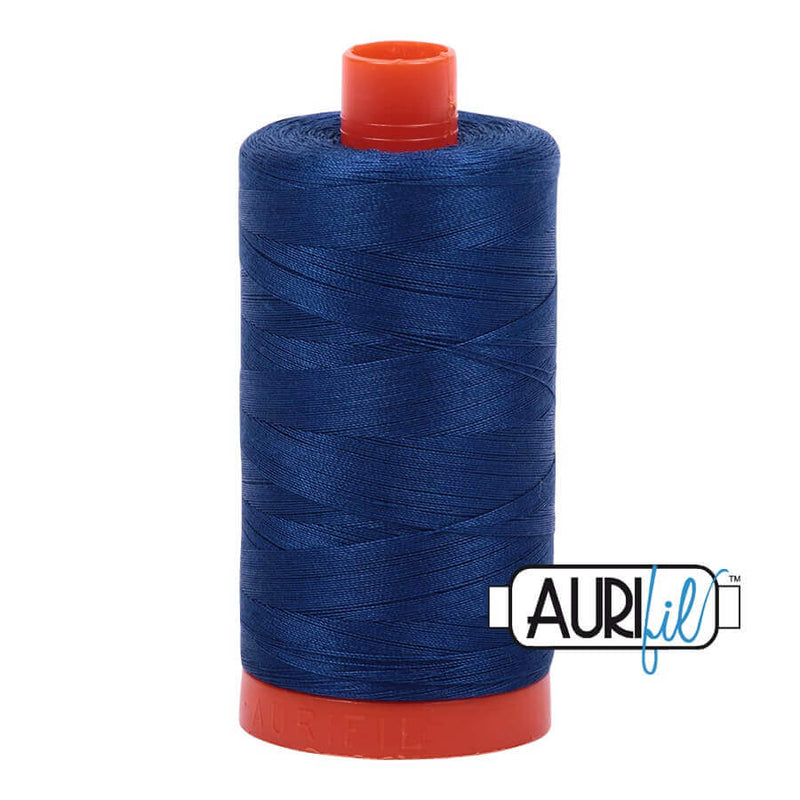 Aurifil Cotton Mako 2780 Dark Delft Blue