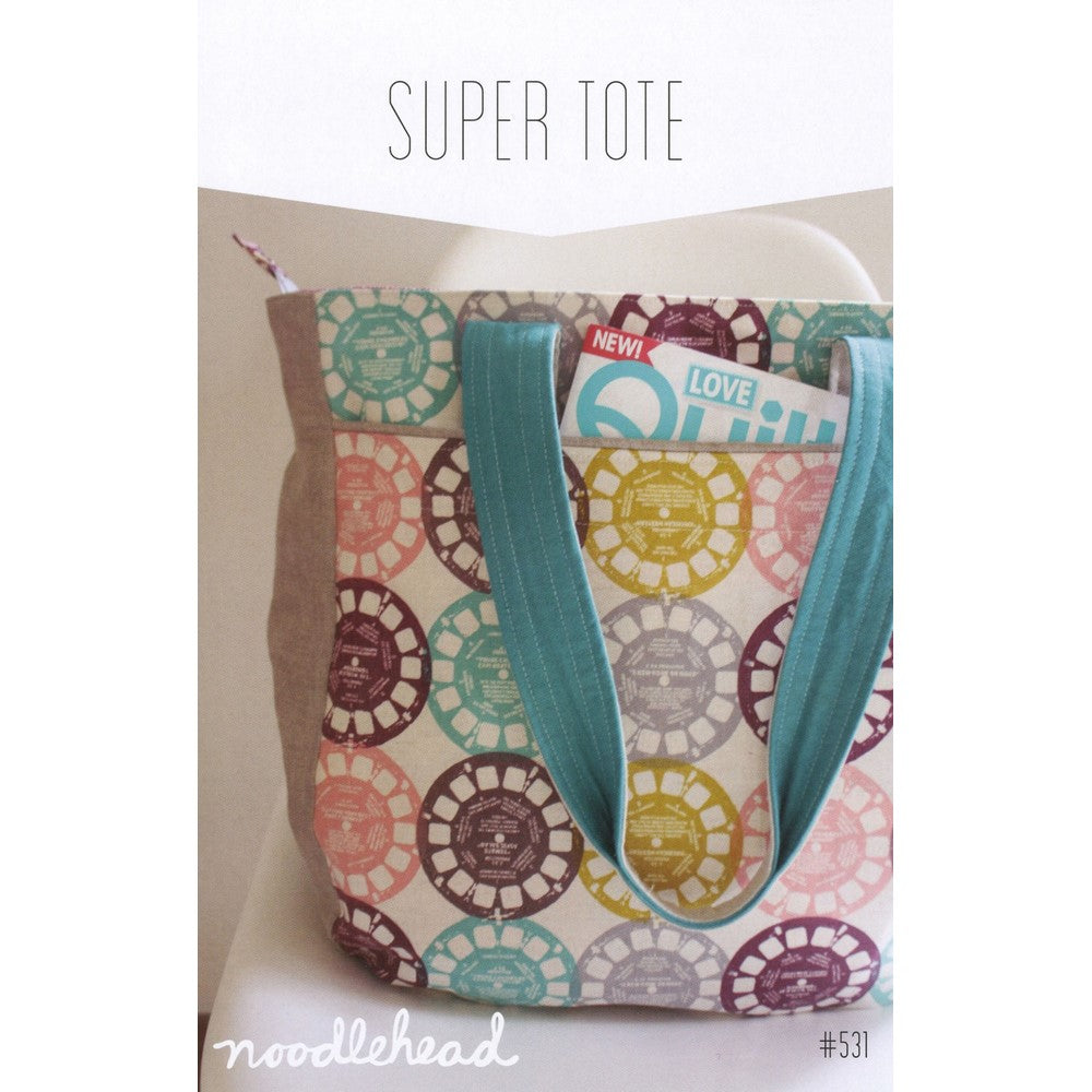 Noodlehead Sewing Pattern: Super Tote Bag - Main Image