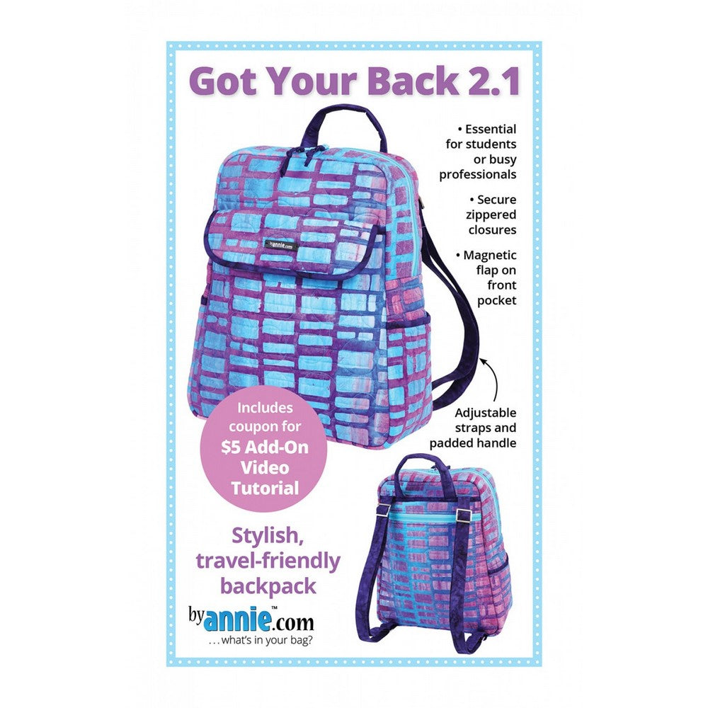 ByAnnie: Got Your Back 2.1 Sewing Pattern