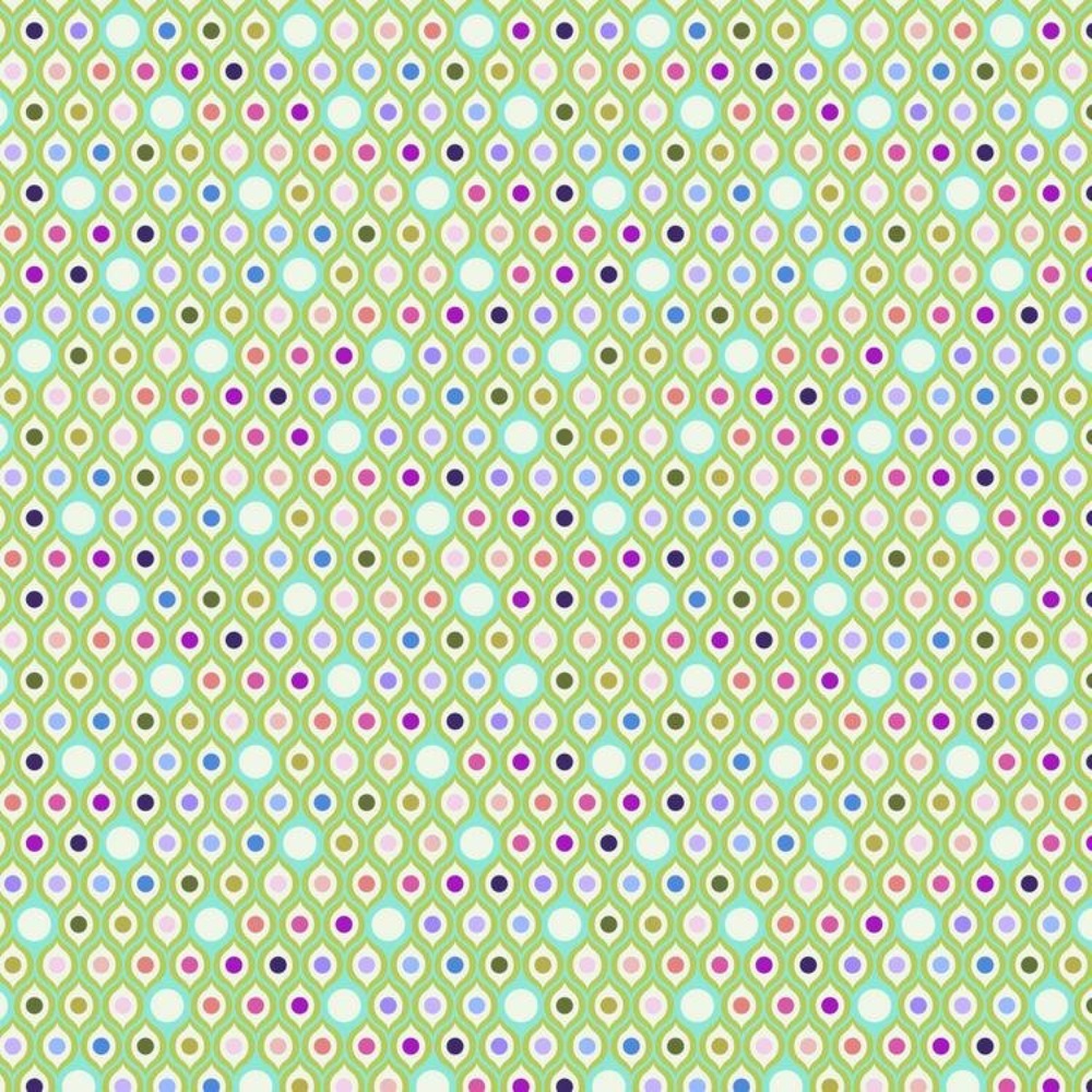 Tula Pink Parisville (Deja Vu) - Eye Drops in Mint