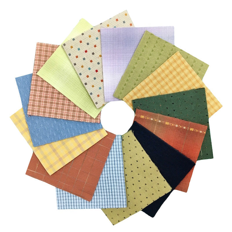 Sakizomemomen YardDyed Cut Cloth Dark / Mixed BORO