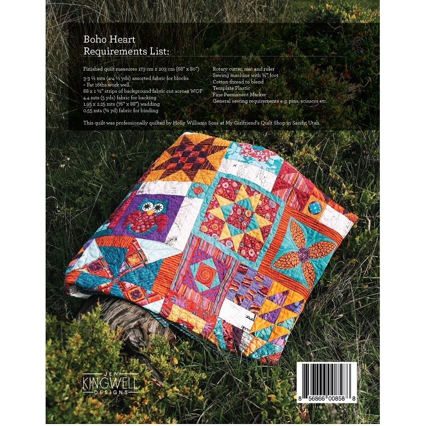 Boho Heart by Jen Kingwell and Andrea Bair Quilt Pattern