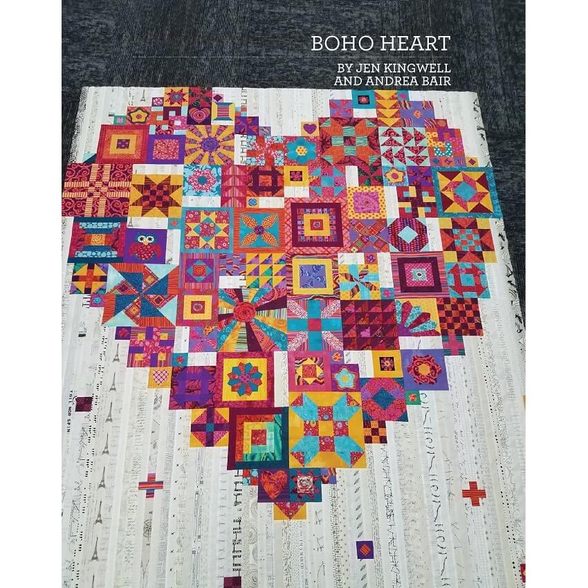 Boho Heart by Jen Kingwell and Andrea Bair Quilt Pattern